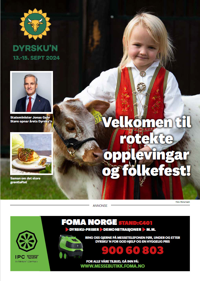 Dyrskuavisa forside 2024