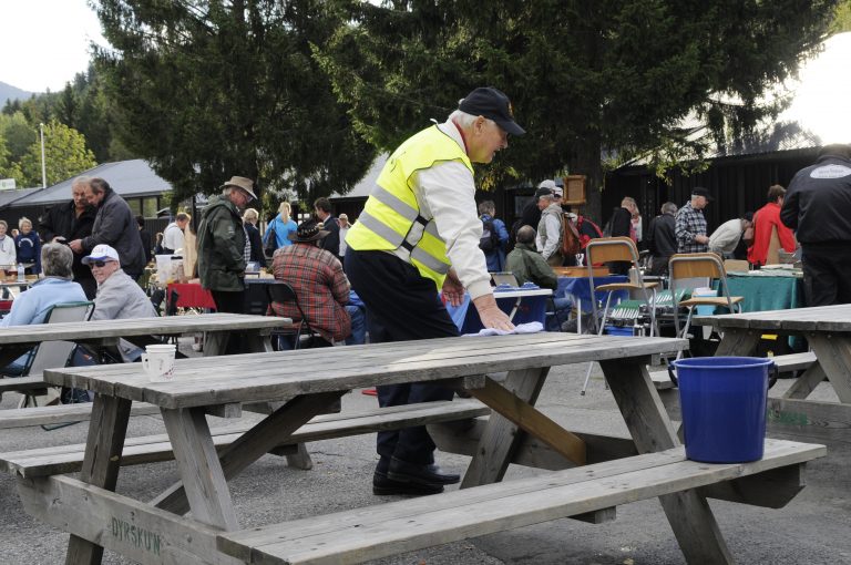 Opprydning av standplassen din på Dyrsku'n