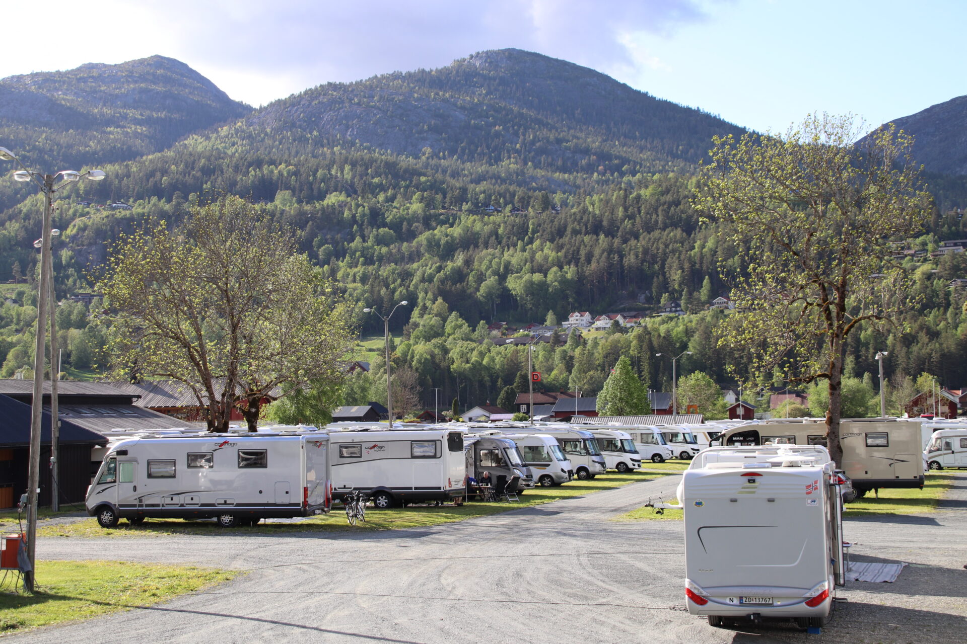 Camping på Dyrskuplassen